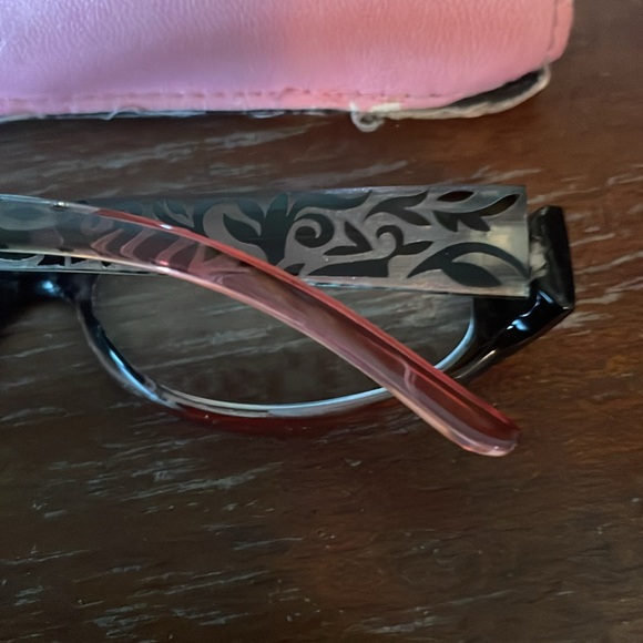 ICU eyewear 29151003 black and pink pattern +1.75 readers with pink soft case - Picture 4 of 15